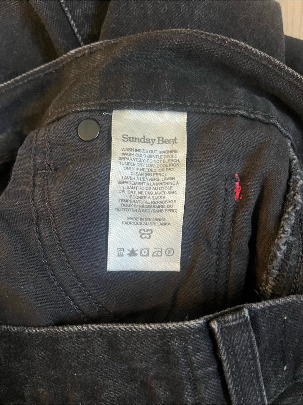 Aritzia Sunday Best Black Denim High-rise Wide Leg Jeans - Picture 5 of 5